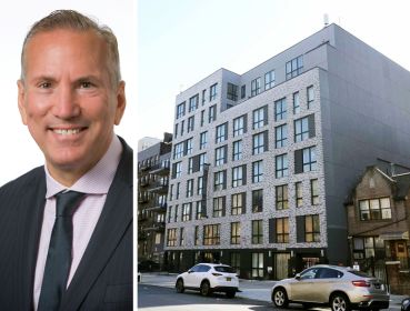 Greystone Founder and CEO Stephen Rosenberg and 200 Linden Boulevard.