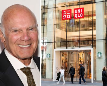 Vornado Chairman and CEO Steve Roth and the Uniqlo store at 666 Fifth Avenue.