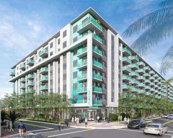 A rendering of The Spruce, West Palm Beach, Fla.