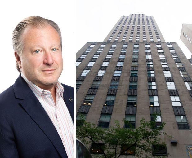 Larry Zuckerman, principal at Avison Young, and 1 Rockefeller Plaza.