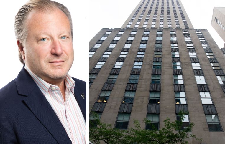 Larry Zuckerman, principal at Avison Young, and 1 Rockefeller Plaza.
