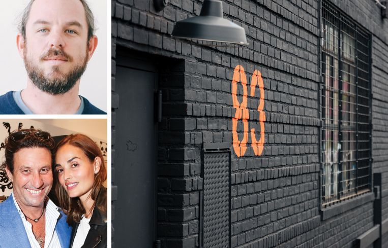 Eric Cohen of ECB Capital, Casa Tua owners Miky Grendene and Leticia Herrera Grendene, and The Block, 83 Gardner Avenue, Brooklyn.