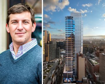 Philo TV CEO Andrew McCollum and 1 WIlloughby Square, Brooklyn.