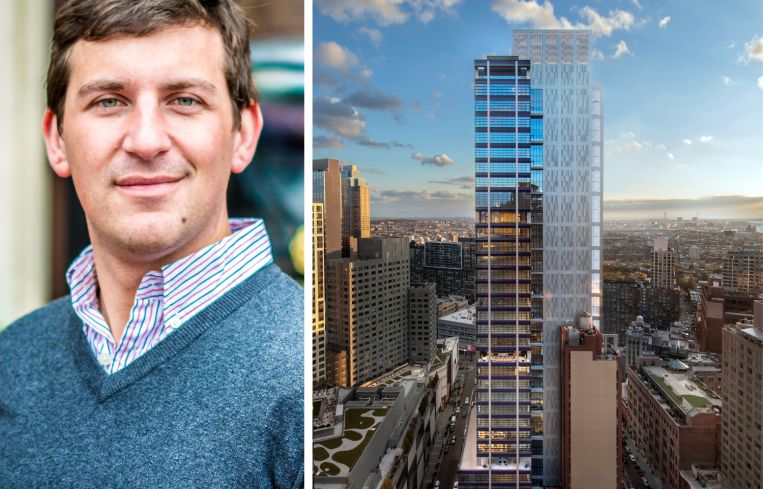 Philo TV CEO Andrew McCollum and 1 WIlloughby Square, Brooklyn.