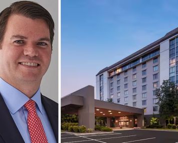 Brendan McCormick, managing principal at Smith Hill Capital, and the Embassy Suites by Hilton Nashville Airport.