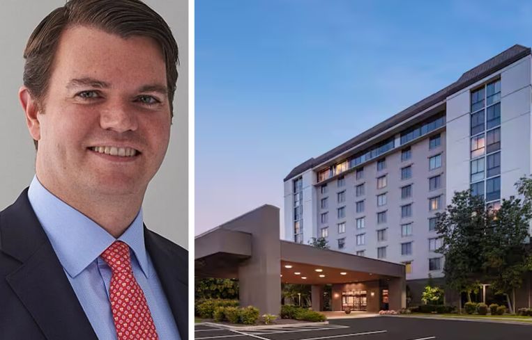 Brendan McCormick, managing principal at Smith Hill Capital, and the Embassy Suites by Hilton Nashville Airport.