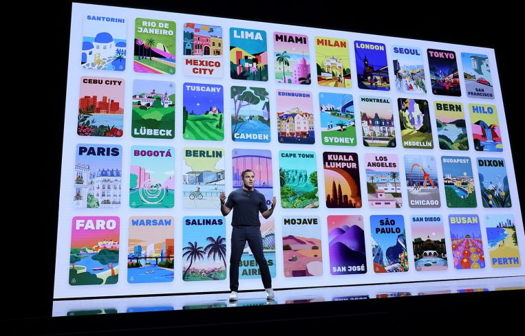 Airbnb co-founder and CEO Brian Chesky unveils Airbnb’s 2024 Summer Release in Los Angeles on May 1.