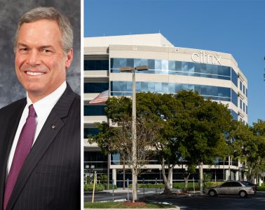 First Horizons CEO Bryan Jordan and Citrix Systems headquarters in Fort Lauderdale, Fla.