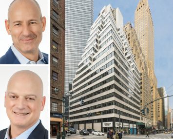 Savanna co-chairman and president Chris Schlank and co-chairman and CEO Nicholas Bienstock and 360 Lexington Avenue.