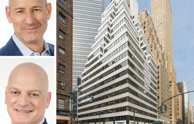Savanna co-chairman and president Chris Schlank and co-chairman and CEO Nicholas Bienstock and 360 Lexington Avenue.