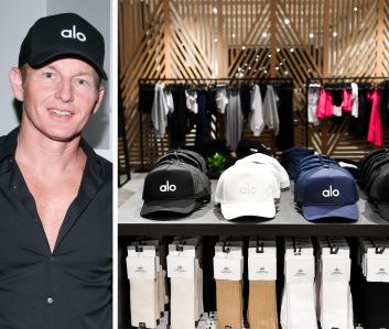 alo co-founder Danny Harris and an alo Store.