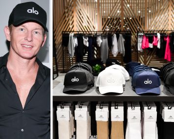 alo co-founder Danny Harris and an alo Store.