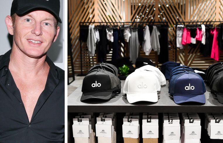 alo co-founder Danny Harris and an alo Store.
