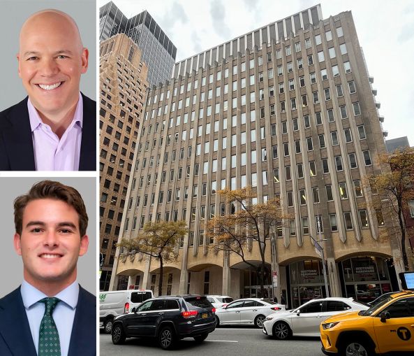 Cushman & Wakefield's David Hoffman and Sam Hoffman, and 815 Second Avenue.