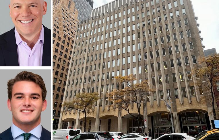 Cushman & Wakefield's David Hoffman and Sam Hoffman, and 815 Second Avenue.