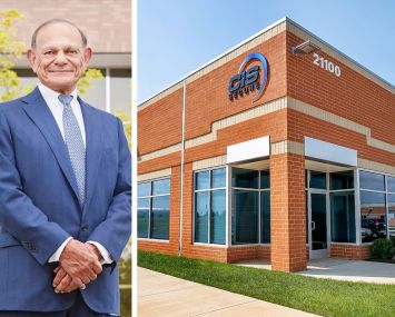 Edward St. John, chairman and founder of St. John Properties, and 21140 Ashburn Crossing Drive, Ashburn, Va.