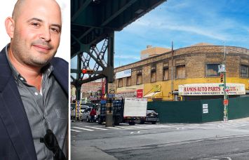 Eli Weiss, principal at Joy Construction, and 1959 Jerome Avenue, Bronx.