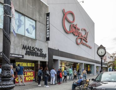 The former location of the Century 21 department store in Bay Ridge, Brooklyn.