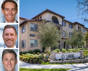 Institutional Property Advisors' Greg Harris, Joe Grabiec, Kevin Green, and Landing at Arroyo in Simi Valley, Calif.