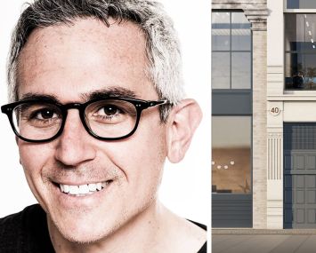 KPG Funds co-founder and CEO Greg Kraut and a rendering of 40 Crosby Street.