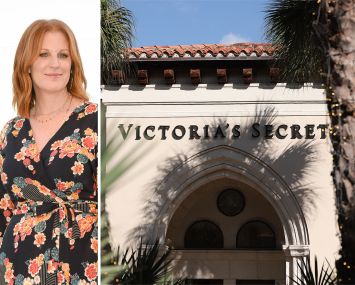 Victoria's Secret CEO Hillary Super and the Victoria's Secret store at 901 Lincoln Road.