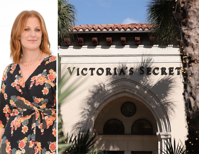 Victoria's Secret CEO Hillary Super and the Victoria's Secret store at 901 Lincoln Road.