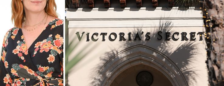Victoria's Secret CEO Hillary Super and the Victoria's Secret store at 901 Lincoln Road.