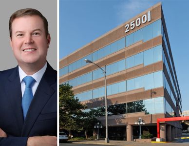 James Huckaby, partner and chief investment officer, residential and industrial, and 2500 Wilson Boulevard in Arlington, Va.