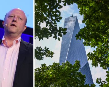 Jeremy Allaire, co-founder and CEO of Circle, and 1 World Trade Center.
