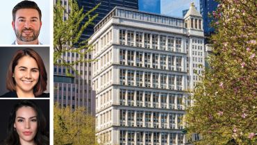 L&L Holding Company's Jonathan Tootell, Tanya Grimaldo, and Giannina Brancato and 195 Broadway.