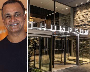 Gencom Founder Karim Alibhai and the Thompson Hotel Central Park.