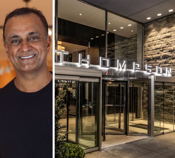 Gencom Founder Karim Alibhai and the Thompson Hotel Central Park.