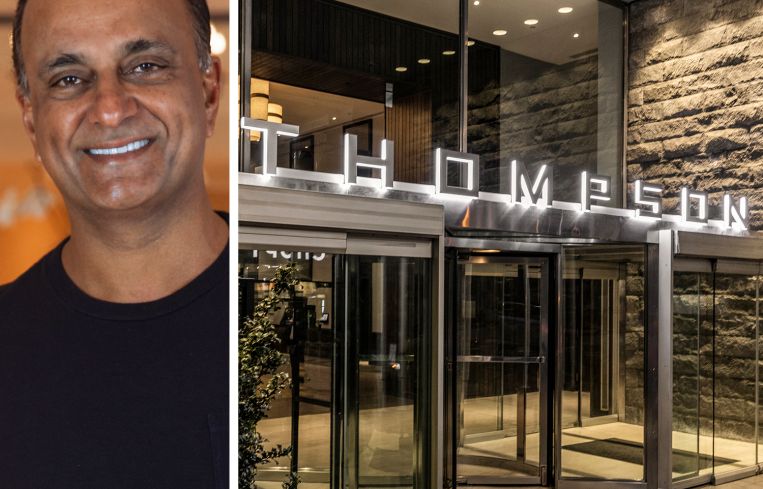 Gencom Founder Karim Alibhai and the Thompson Hotel Central Park.
