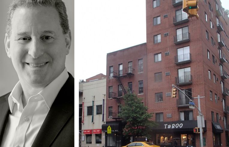 Ken Horn, Alchemy Properties president and founder, and 1482 First Avenue.