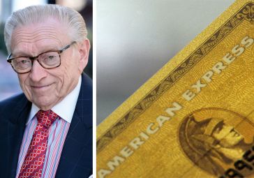 Larry Silverstein, founder and chairman of Silverstein Properties, An American Express card.