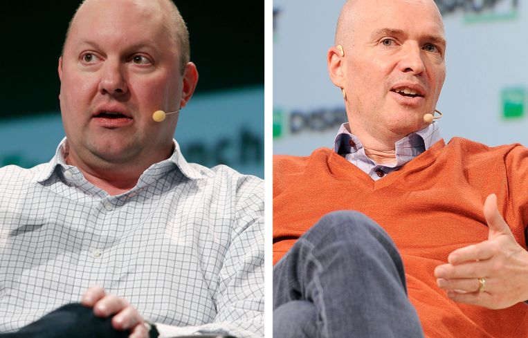 Andreessen Horowitz co-founders Mac Andreesen and Ben Horowitz.