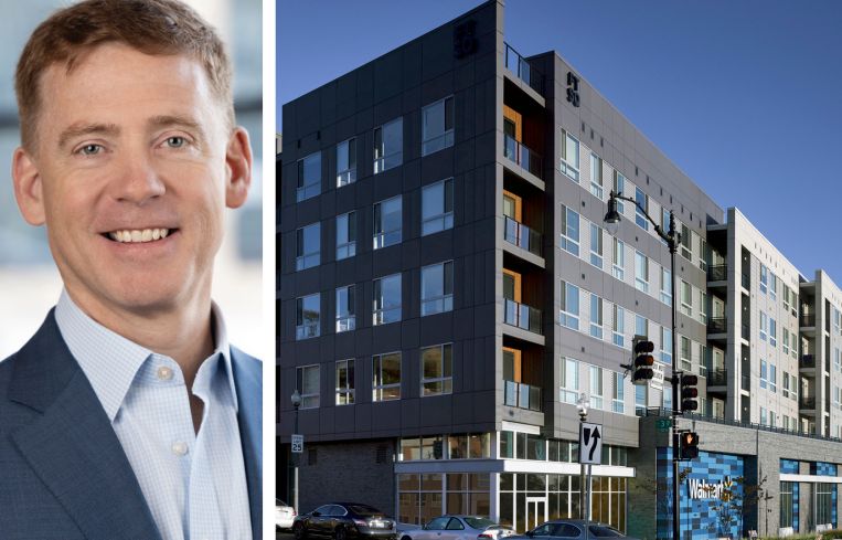 JBG Smith CEO Matt Kelly and Fort Totten Square.