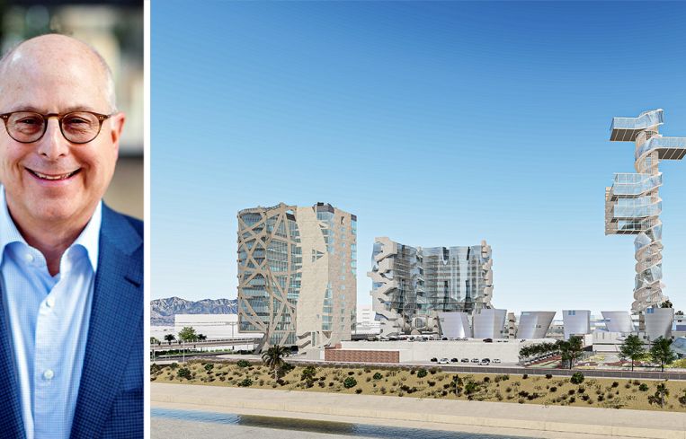 Michael Hackman, founder and CEO of Hackman Capital Partners, and a future development at Hayden Tract.