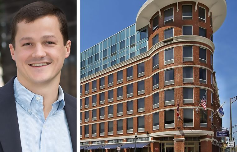 Michael Harper, Peachtree Group's president for hotel lending credit and the Hampton Inn & Suites in Columbus, Ohio.