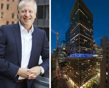 Michael Lenchner, Sage vice president and director of leasing, and 437 Madison Avenue.