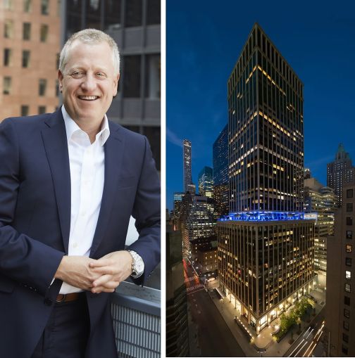 Michael Lenchner, Sage vice president and director of leasing, and 437 Madison Avenue.