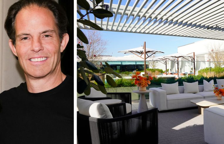 SHVO founder and CEO Michael Shvo and the Mandarin Oriental Residences Beverly Hills.