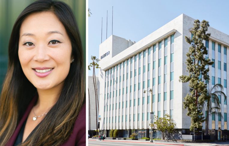 Jaime Lee, CEO of Jamison Realty, and 4201 Wilshire Boulevard.