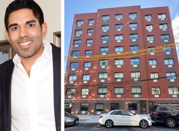 Ayush Kapahi, signer for SKF Development, and 2736 Creston Avenue in the Bronx.