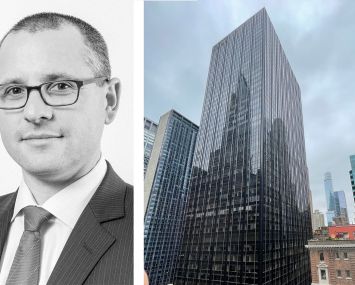 David Cheikin, Fisher Brothers' Head of Real Estate, and 1345 Avenue of the Americas.