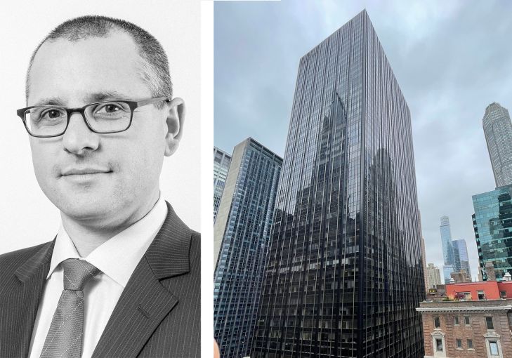 David Cheikin, Fisher Brothers' Head of Real Estate, and 1345 Avenue of the Americas.