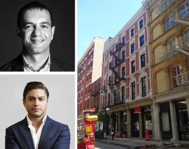 David Zar of Zar Property, Matthew Derose of Nomad Group, and 50 Greene Street.