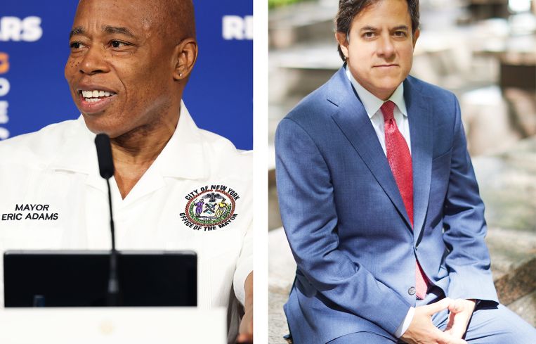 New York City Mayor Eric Adams and Director Department of City Planning Daniel Garodnick.