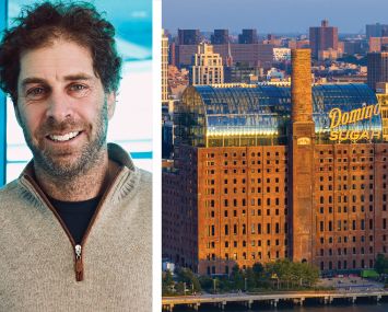 Two Trees CEO Jed Walentas and Domino Sugar Refinery.