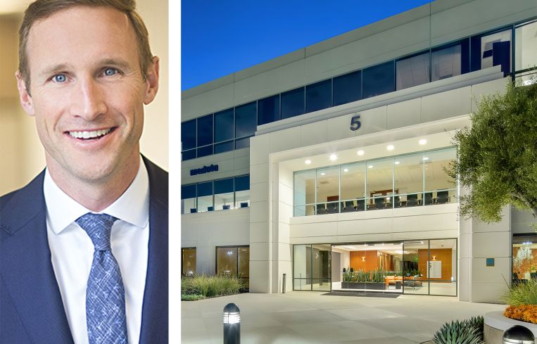 Kevin Hayes, CEO of Pendulum Property Partners and 5 Peters Canyon Road in Irvine, Calif.